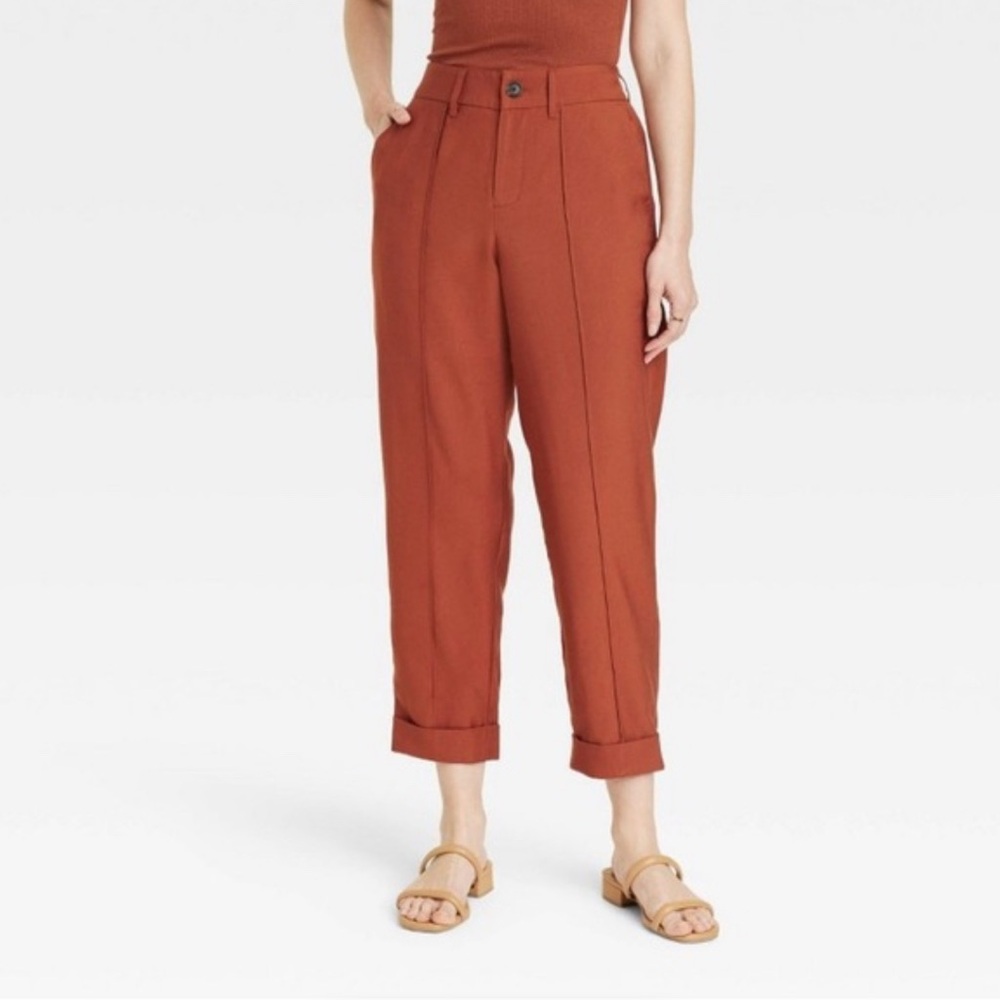 A New Day Women's High Rise Rust Pants